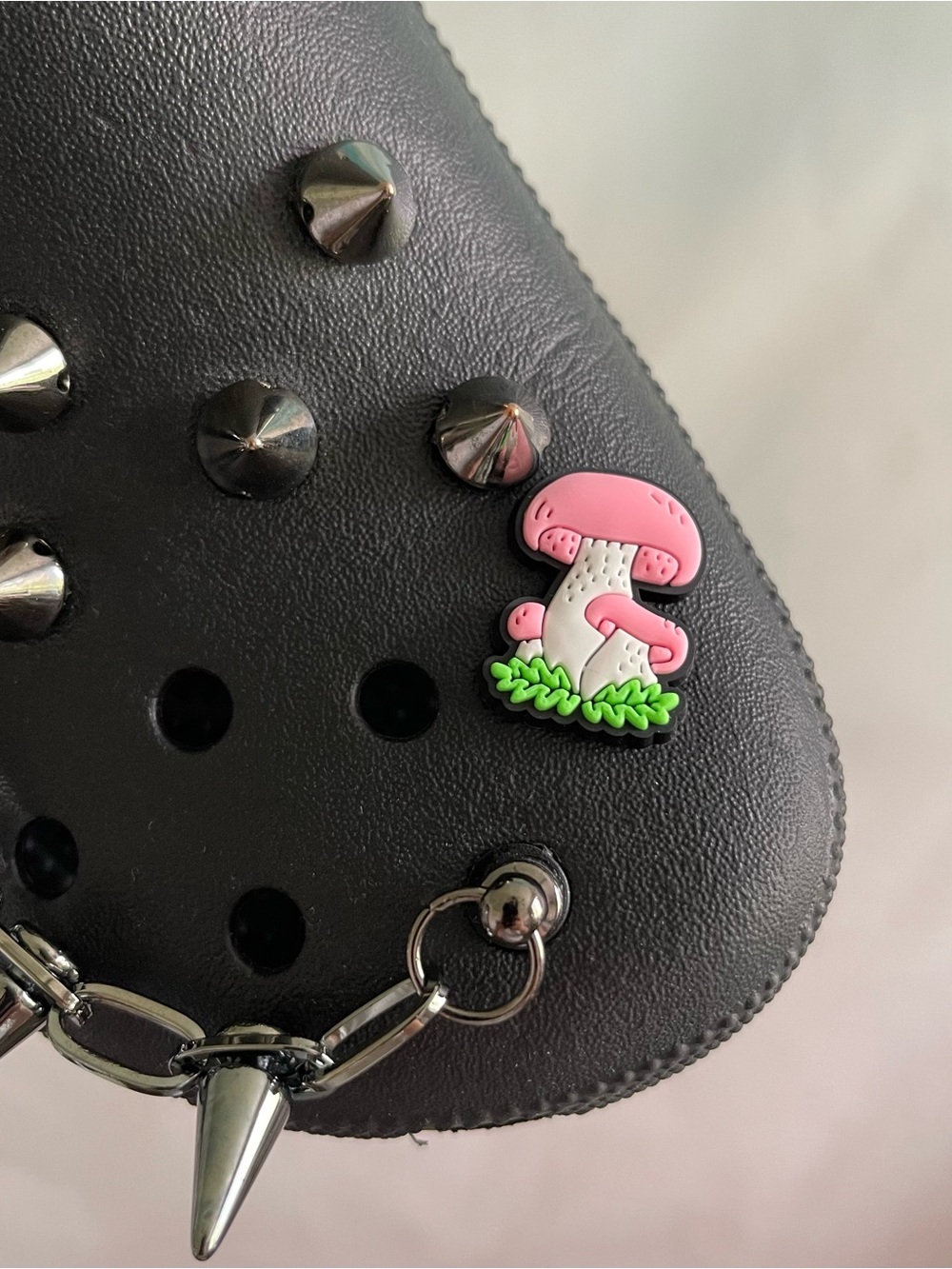 Neon Mushroom Croc Jibbitz Charm